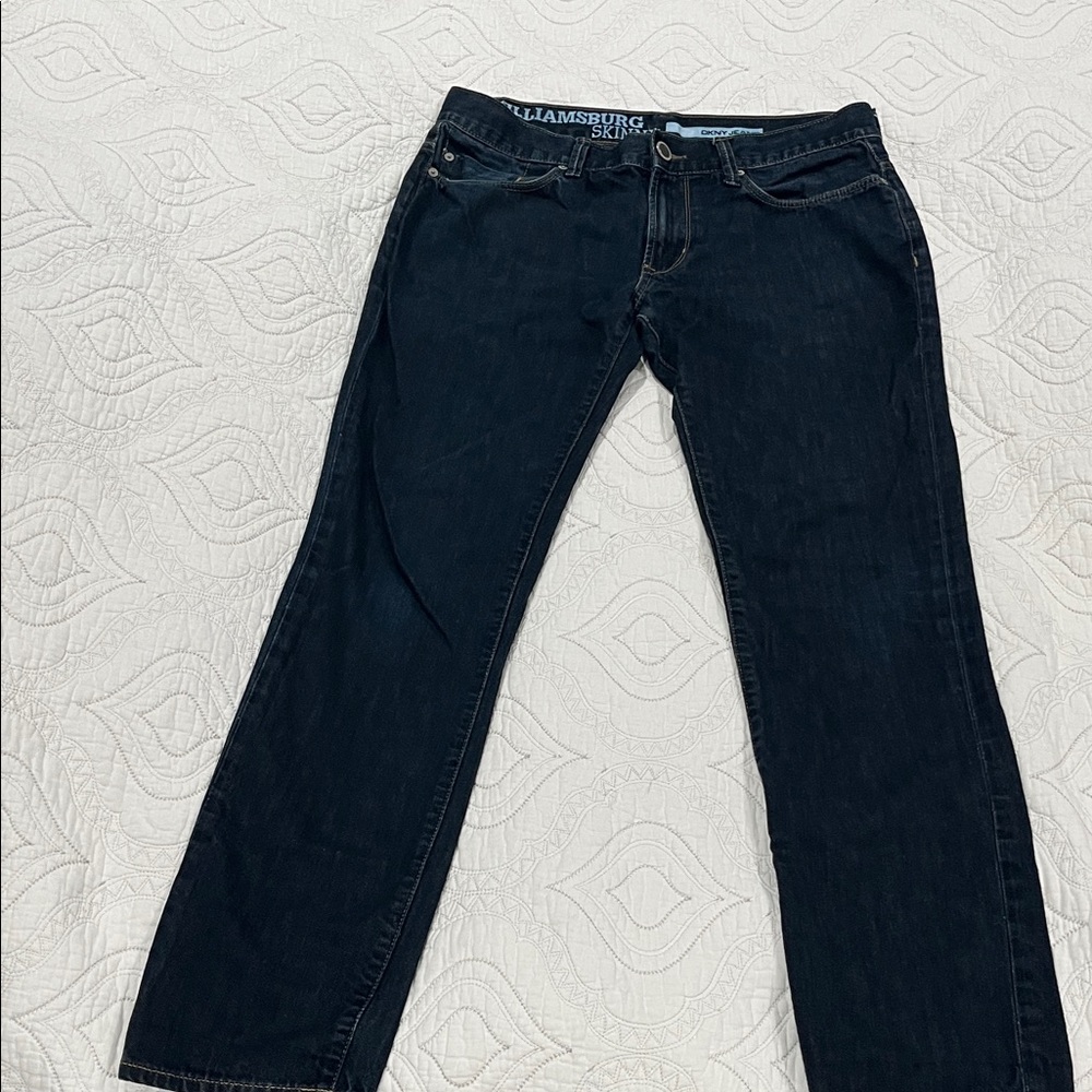 DKNY Men's Straight Jeans in Black